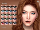 Sims 4 — Sol Eyes and Lipstick by VELYSEA — Eyes