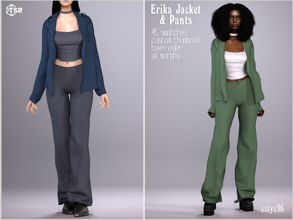 Sims 4 — Erika Pants by astya96cc — 45 swatches