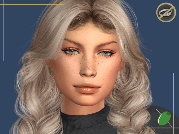Sims 4 — Asteria 3D Lashes Rings Contradict by Pitted0live — Wispy natural looking alpha style 3D eyelashes Top lash only