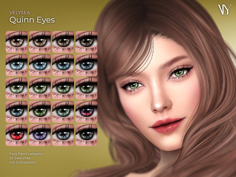 Sims 4 eye color CC VELYSEA Quinn Eyes by VELYSEA