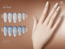 Sims 4 — Sol Nail by VELYSEA — -Fingernail category -HQ comatble -35 swatches