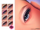 Sims 4 — MM Sparkle Glow Eyeshadow by cosimetic — This content only works on overlay skins. It features a Maxis Match
