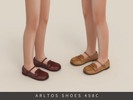 Sims 4 — Loafer Mary Janes Child by Arltos — 6 colors.