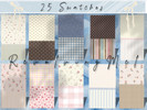 Sims 4 — RevolvingMel - The Iris Collection - Wallpaper by Melody27 — 25 Swatches: Ranging from muted sage greens, dusty