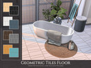 Sims 4 — Geometric Tiles Floor by Rirann — Geometric Tiles Floor