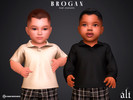 Sims 4 — BROGAN top - infant by ali1 — 2x Polo Top