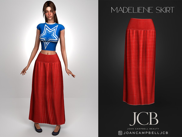 Sims 4 — MADELIENE SKIRT by Joan_Campbell_Beauty_ — INCLUDES: