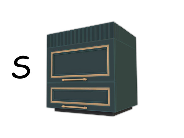 Sims 4 — Comiko Kitchen Parisian Hood-short | Kitchen by Comiko — Part 2 - Parisian Kitchen Set is base game compatible