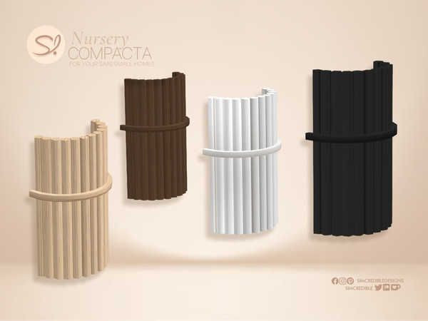 Sims 4 — Compacta Nursery Sconce by SIMcredible! — A beautiful, unexpected surprise has brought a little more love into