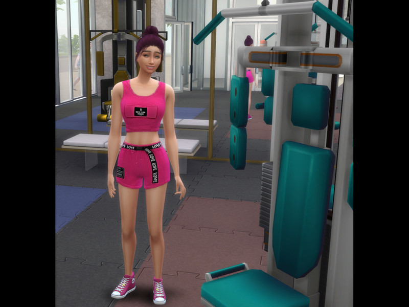 Sims 4 complete clothing set CC No Angel Modern Sporty Set by alisserpo82