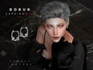 Sims 4 — Flux Earrings Set by Bobur2 — Flux Earrings Set for female