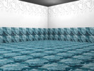 Sims 4 — Marble Glow Set by Briana89 — A set with marble walls and tiles to fit perfectly together. Come in 4 swatches.