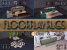 Sims 4 — FloorPlay Rug Collection by Draven298 — This set Iwas fun to do even if I redid them like 5 times in different