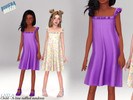 Sims 4 — Layla - Child A-line ruffled sundress by Layla — Child sweet, airy A-line sundress complete with ruffled