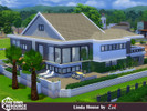Sims 4 — Linda house by evi — A 4 bedroom and two floor house with private pools and gym.