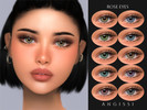 Sims 4 — Rose Eyes by ANGISSI — PREVIEWS MADE USING HQ MOD Facepaint category