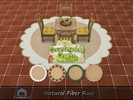 Sims 4 — Natural Fiber Rugs by Emerald — Natural fiber rugs are made from the stiff,coarse fibers of the agave plant.