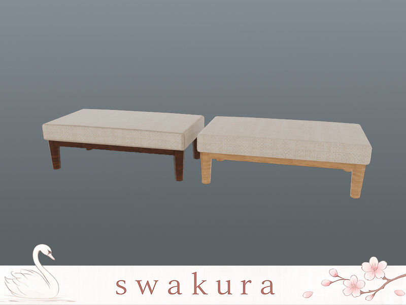 Sims 4 entryway hallway and storage CC NORD Bench by Swakura