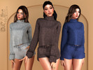 Sims 4 — Warm Threads Set by DOLilac — Includes: (Top + Bottom)