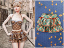 Sims 4 — Plaid layered ruffle mini skirt by MysteriousOo — A playful plaid mini skirt featuring multiple ruffled layers