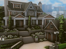 Sims 4 — Family House with Nice Garden - NO CC by plumbobkingdom — This imposing home combines the classic charm of