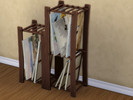 Sims 4 — Artist Canvas Stack SK by Surfkitten — Recolored base game stack of paintings. Add more color to your artist's