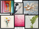 Sims 4 — Concept Art by lavilikesims — A set of 15 paintings with a black square frame (sized down view)