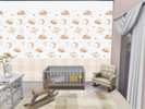 Sims 4 — Cloud Walls by lavilikesims — A wall to go with the cloud ceiling, 6 colours each in the 2 wall types