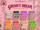 Sims 4 — Groovy Dream Nightstand by gokcemsims — You can find me on Patreon by searching GokcemSimspired