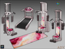 Sims 4 — ADV-Mabra THREE s4GymSet by MABRA2 — a set with various pieces of gym equipment