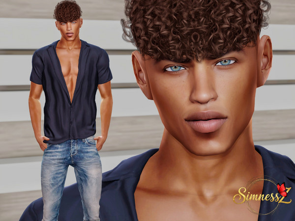 Sims 4 — Darius Cole by SimnessZ1 — Meet Darius Cole... A confident and effortlessly charming young man with an