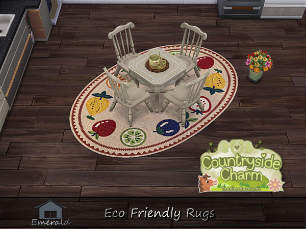 Sims 4 — Eco Friendly rugs2 by Emerald — Bring an authentic warmth and rugged durability,timeless look to your home.