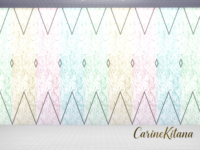 Sims 4 wall panel and wainscot CC Carina Wallpaper Inovate by CarineKitana