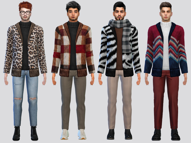 Sims 4 men’s clothing CC Borsalino Jacket by McLayneSims