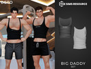 Sims 4 — Big Daddy - Set by Beto_ae0 — Men's sports shirts, enjoy it
