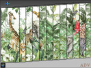 Sims 4 — ADV-Mabra SIXTYTWO s4WallSet by MABRA2 — multi pieced mural wallpaper for kids