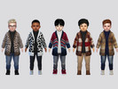 Sims 4 — Borsalino Jacket Toddler by McLayneSims — TSR EXCLUSIVE