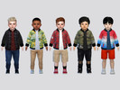 Sims 4 — Gabbard Button Jacket Toddler by McLayneSims — TSR EXCLUSIVE