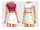 Sims 4 — Meileen Dress by Black_Lily — YA, A, Teen
