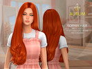 Sims 4 — Aurum - Sophia Hair Style 2 by Aurum — HQ compatible textures