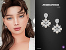Sims 4 — Angel Earrings for you little girls by WisteriaSims — Earrings for all ages