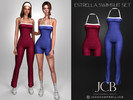 Sims 4 — ESTRELLA JUMPSUIT SET by Joan_Campbell_Beauty_ — INCLUDES: