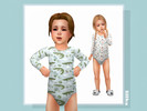 Sims 4 — Finley Toddler Onesie by lillka — You will find it in the bottom category