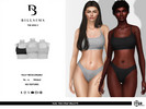 Sims 3 — Marl Thin Strap Bralette by Bill_Sims — This bra features a marl fabric with a scoop neckline and thin straps! -