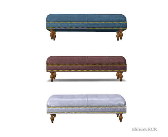 Sims 4 — Bedroom PB - Bench by ShinoKCR — Potterybarn inspired Bedroom by Fallonbed and Sofia Surfaces in Misc Comfort