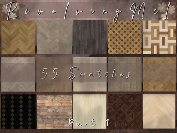 Sims 4 — RevolvingMel - The Teak Collection - Part 1 by RevolvingMel — Wood Flooring Give your builds a fresh floor plan.