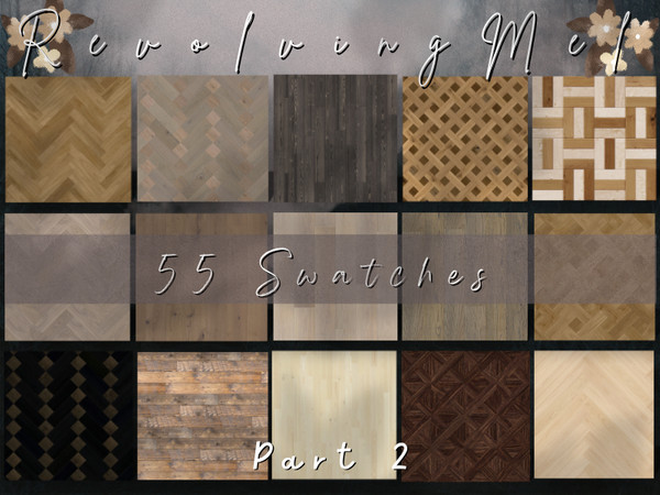 Sims 4 — RevolvingMel - The Teak Collection - Part 2 by RevolvingMel — Wood Flooring Give your builds a fresh floor plan.