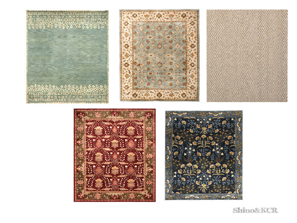 Sims 4 — Bedroom PB - Rug by ShinoKCR — Potterybarn inspired Bedroom by Fallonbed and Sofia Surfaces