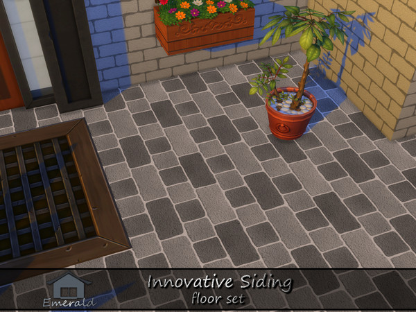 Sims 4 — Innovative Siding floor 3 by Emerald — Modern house siding enhances beauty and durability.(floor set)