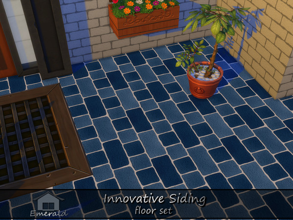 Sims 4 — Innovative Siding floor 4 by Emerald — Modern house siding enhances beauty and durability.(floor set)